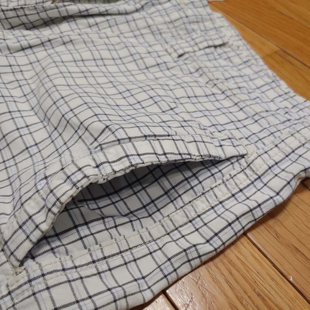 American Eagle Shorts Plaid Chino Men's